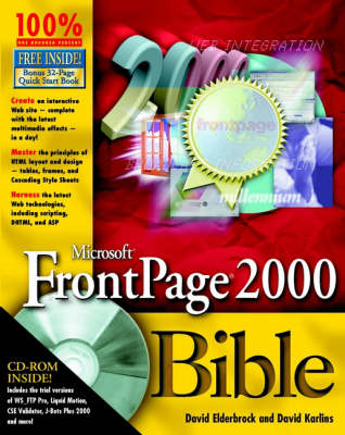 Book cover for MS FrontPage 2000 Bible