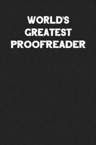 Cover of World's Greatest Proofreader