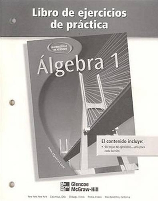 Book cover for Algebra 1, Spanish Practice Workbook