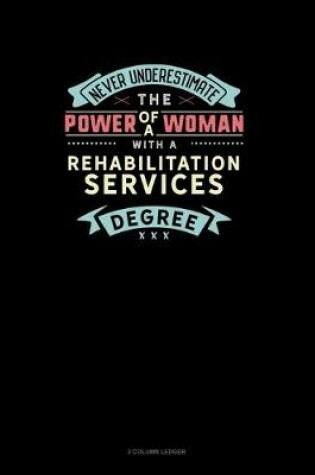 Cover of Never Underestimate The Power Of A Woman With A Rehabilitation Services Degree