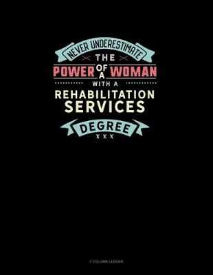 Cover of Never Underestimate The Power Of A Woman With A Rehabilitation Services Degree