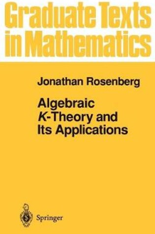 Cover of Algebraic K-Theory and Its Applications