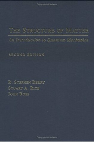 Cover of The Structure of Matter