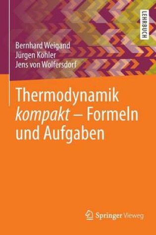 Cover of Thermodynamik Kompakt - Formeln Und Aufgaben