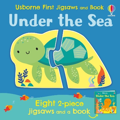 Book cover for Usborne First Jigsaws: Under the Sea