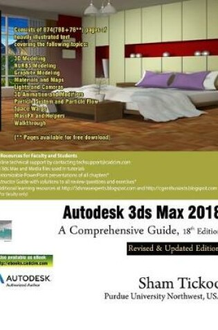 Cover of Autodesk 3ds Max 2018