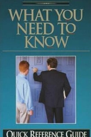 Cover of Jehovah's Witnesses: What You Need to Know