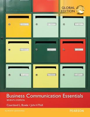 Book cover for Business Communication Essentials with MyBCommLab, Global Edition