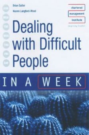 Cover of Dealing with Difficult People in a Week