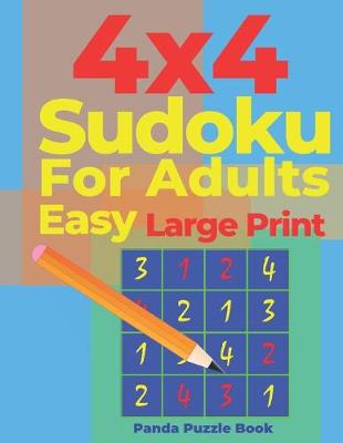 Book cover for 4x4 sudoku for adults Easy Large Print