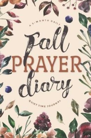 Cover of Fall Prayer Diary