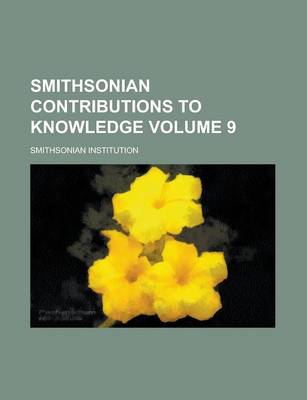 Book cover for Smithsonian Contributions to Knowledge Volume 9