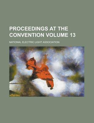 Book cover for Proceedings at the Convention Volume 13