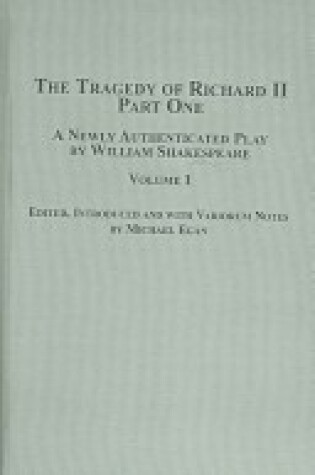 Cover of The Tregedy of Richard II