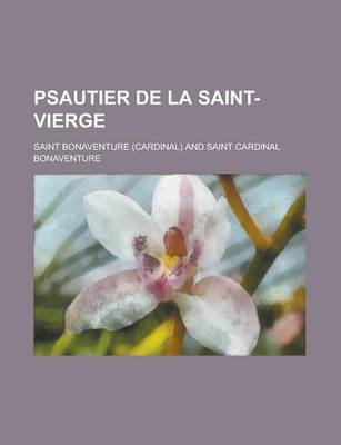 Book cover for Psautier de La Saint-Vierge