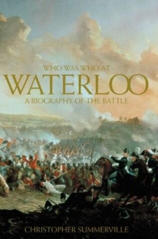 Cover of Who was Who at Waterloo