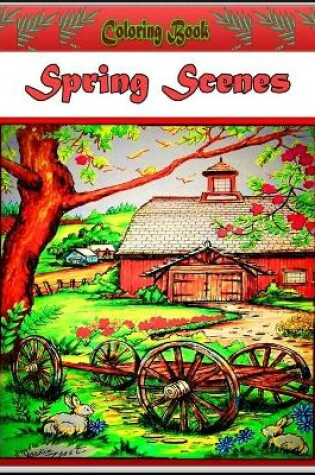 Cover of Spring Scenes Coloring book