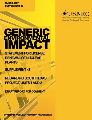 Book cover for Generic Environmental Impact Statement for License Renewal of Nuclear Plants