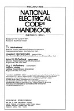 Cover of National Electrical Code Blueprint Readings