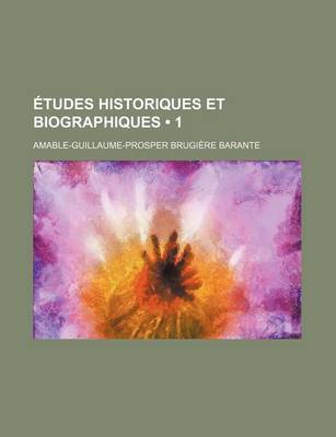 Book cover for Etudes Historiques Et Biographiques (1)