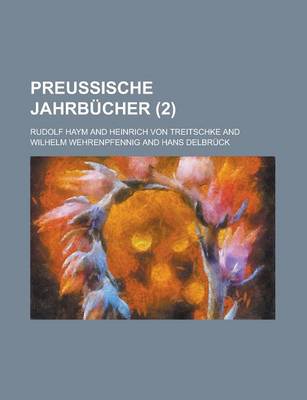 Book cover for Preussische Jahrbucher (2)