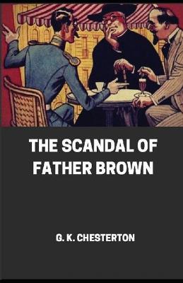 Book cover for The Scandal of Father Brown illustrated