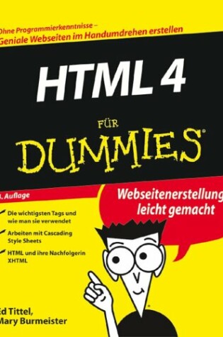 Cover of HTML 4 Fur Dummies