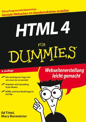 Book cover for HTML 4 Fur Dummies