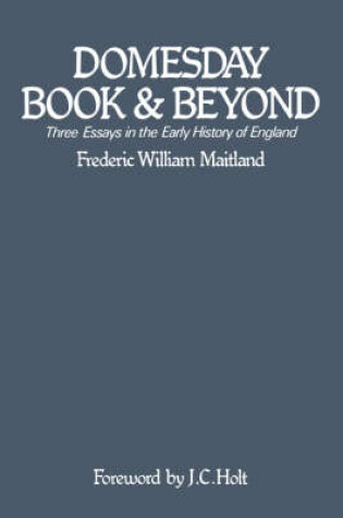 Cover of Domesday Book and Beyond