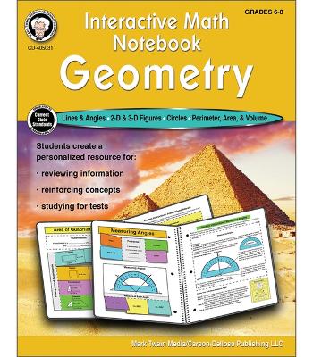 Book cover for Interactive Math Notebook: Geometry Resource Book