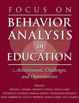 Book cover for Focus on Behavior Analysis in Education