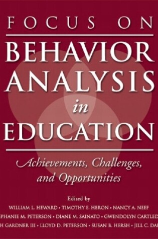 Cover of Focus on Behavior Analysis in Education