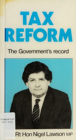 Book cover for Tax Reform