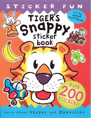 Book cover for Tiger's Snappy Sticker Book