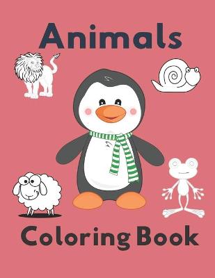 Book cover for Animals Coloring Book