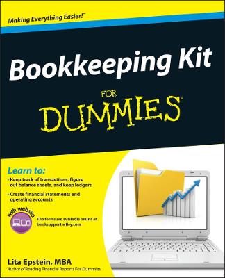Book cover for Bookkeeping Kit For Dummies