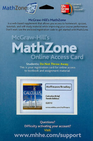 Cover of Calculus: Brief Online Access Card