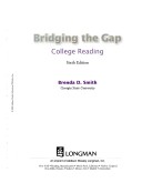 Book cover for Bridging the Gap (2001 version)