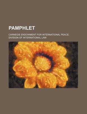 Book cover for Pamphlet (Volume 23-28)