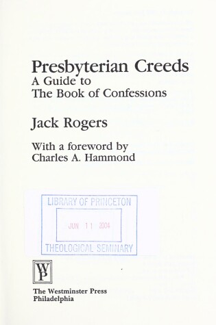 Cover of Presbyterian Creeds