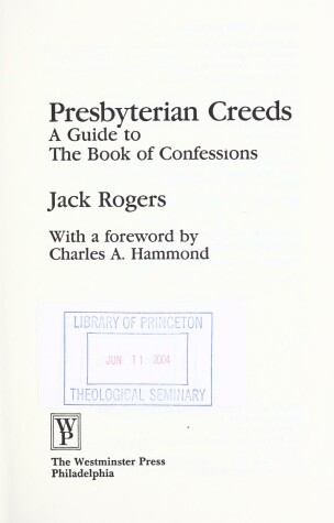 Book cover for Presbyterian Creeds