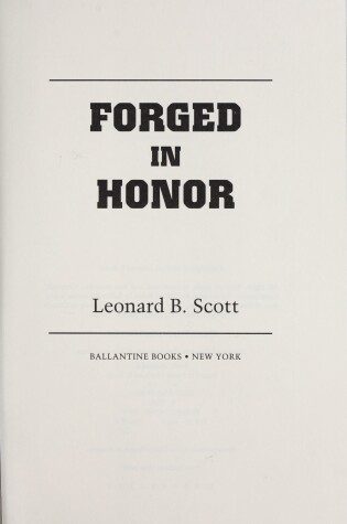 Cover of Forged in Honor