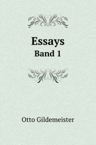 Cover of Essays Band 1