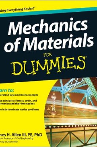 Cover of Mechanics of Materials for Dummies