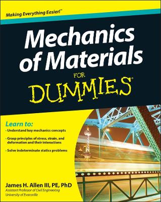 Book cover for Mechanics of Materials for Dummies