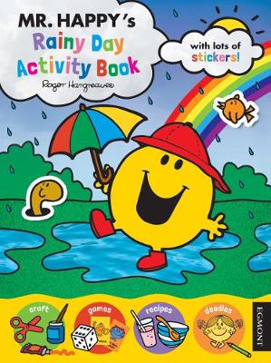 Book cover for Mr Happy's Rainy Day Activity Book