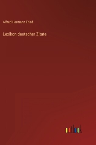 Cover of Lexikon deutscher Zitate