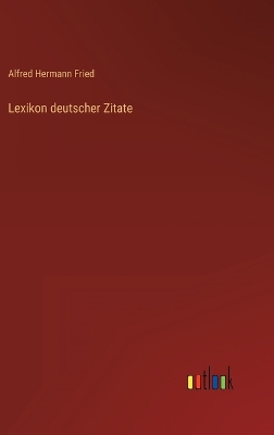 Book cover for Lexikon deutscher Zitate