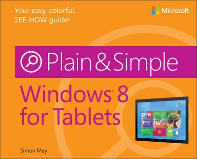Book cover for Windows 8 for Tablets Plain & Simple
