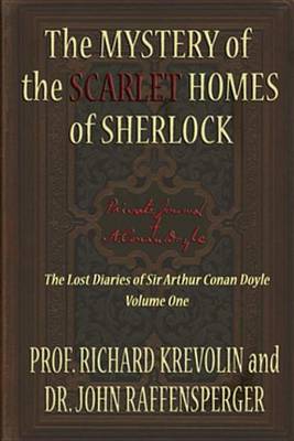 Book cover for The Mystery of the Scarlet Homes of Sherlock